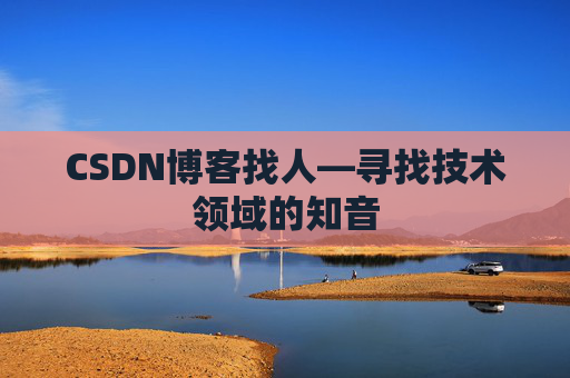 CSDN博客找人—寻找技术领域的知音